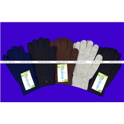ЦЕНА ЗА 4 ШТУКИ: Фламинго перчатки женские гладкие с начесом ассорти арт 2131