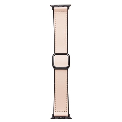 Ремешок - ApW38 Square buckle Apple Watch 38/40/41 mm экокожа (apricot)