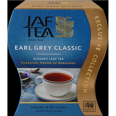 JAF TEA. Черный. Earl Grey 100 гр. карт.пачка