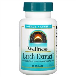 Source Naturals, Wellness, Экстракт лиственницы, 60 таблеток