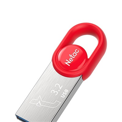 Флэш накопитель USB 32 Гб Netac UM2 3.2 (red)