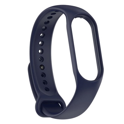 Ремешок - WB13 Xiaomi Mi Band 7 силикон на кнопке (регулируемый) (blue)