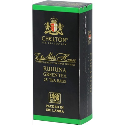 CHELTON. Благородный дом. Green Tea 50 гр. карт.упаковка, 25 пак.