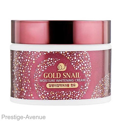 Увлажняющий крем с муцином улитки ENOUGH Gold Snail Moisture Whitening Cream, 50 г