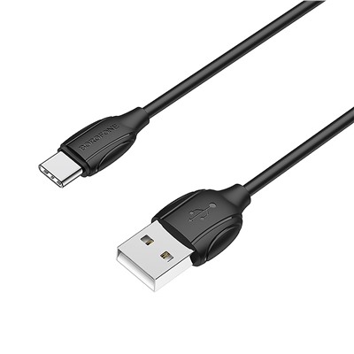 Кабель USB - Type-C Borofone BX19 (повр. уп) 20W 100см 3A  (black)