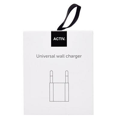 Адаптер Сетевой Activ Clean Line (повр. уп.) USB 1,5A/7,5W (black)