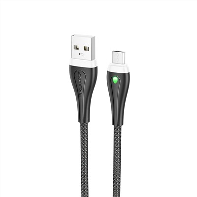 Кабель USB - micro USB Borofone BX100 Advantage  100см 2,4A  (black)