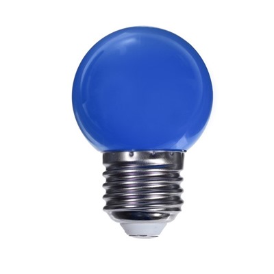 Лампа светодиодная Luazon Lighting, G45, Е27, 1.5 Вт, для белт-лайта, мульти, наб 20 шт 787