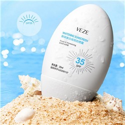 VEZE Солнцезащитный отбеливающий крем SPF 35, 30мл