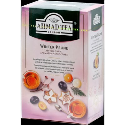 AHMAD TEA. Flavoured Collection. Winter Prune 100 гр. карт.пачка