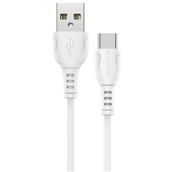 Кабель USB - Type-C Borofone BX51 (повр. уп.)  100см 3A  (white)