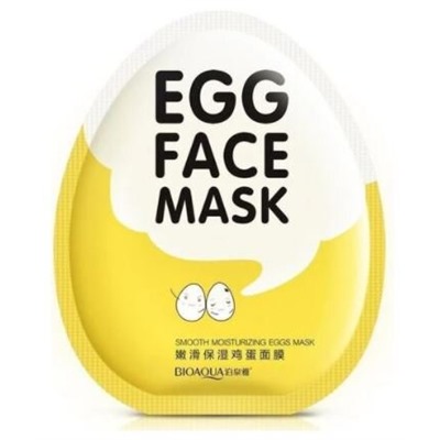 Тканевая маска с яичным желтком 30 гр. / Bioaqua Egg Face Mask