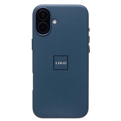 Чехол-накладка ORG SM002 экокожа SafeMag для "Apple iPhone 16 Plus" (pacific blue) (234502)