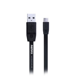 Кабель USB - micro USB Remax RC-001m Full Speed  200см 2,1A  (black)