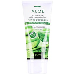 JIGOTT Пенка для умывания АЛОЭ Natural ALOE Foam Cleansing Алоэ 180 мл