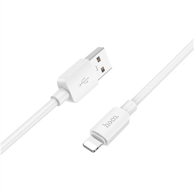 Кабель USB - Apple lightning Hoco X96  100см 2,4A  (white)