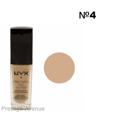 Тональный крем NYX Stay Matte But not Flat 30 мл (стекло)