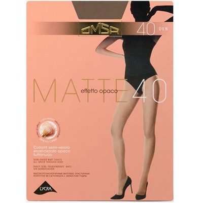 Omsa Matte 40 с эффектом пудры, колготки