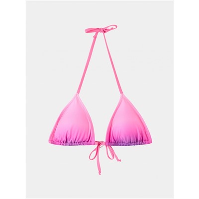 Бюстгальтер от купальника-бикини с градиентным принтом розовый