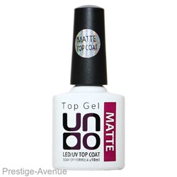 Верхнее покрытие UNO Matte LED/UV top coat (без липкого слоя с матовым эффектом), 10ml