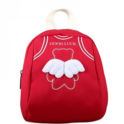 HX639-2 крас Рюкзак для девочек (21х16х7)