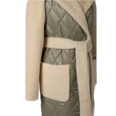 02-3230 Пальто женское утепленное (пояс)