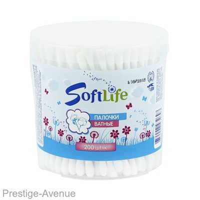 Ватные палочки SoftLife 200 шт.