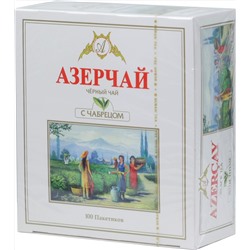 Azercay. Черный с чабрецом 200 гр. карт.пачка, 100 пак.