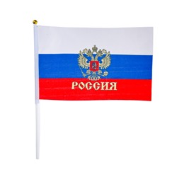 Флаг РОССИЯ, 20х28 см
