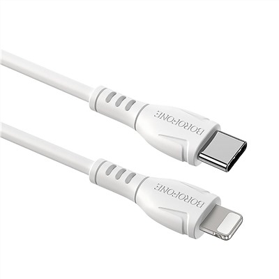 Кабель Type-C - Apple lightning Borofone BX51 20W 100см 3A  (white)