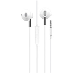 Проводные наушники с микрофоном вкладыши Hoco M57 Sky sound universal (повр.уп.) Jack 3,5  (white)