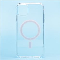 Чехол-накладка - SM006 SafeMag для "Apple iPhone 11" (прозрачный)
