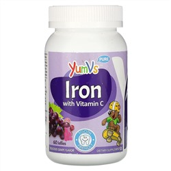 YumV's, Iron with Vitamin C, 60 Gummies