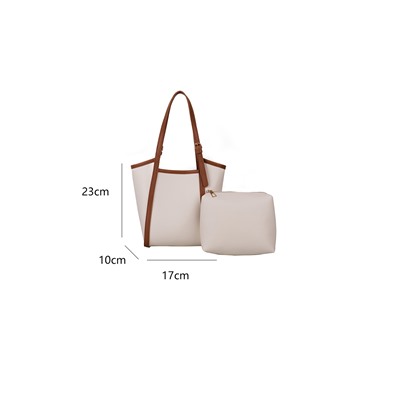 3958-2 бел Комплект сумок женский (23х17х10)