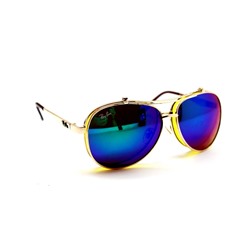 Распродажа солнцезащитные очки с насадкой R 3028 синий желтый
