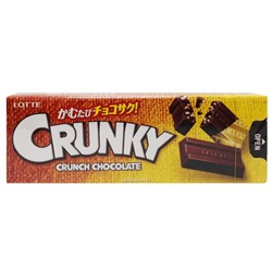 Хрустящий шоколад Кранки Crunky Lotte, Япония, 33 г Акция