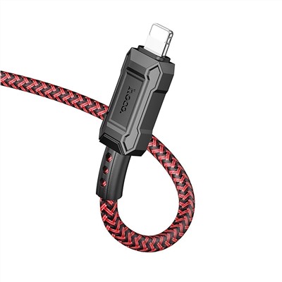 Кабель Type-C - Apple lightning Hoco X94 Leader PD 20W 100см 3A  (red)