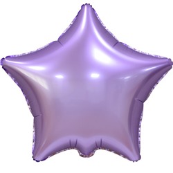 В0385-4 Шар звезда 46см сиреневый