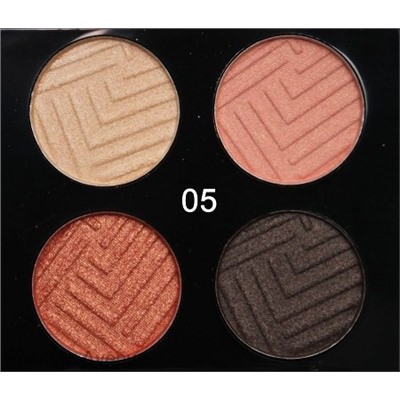 Тени O.TWO.O 4 Colours Eyeshadow арт.6053