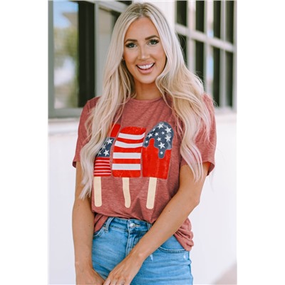 Patriotic Popsicles Short Sleeve Tee