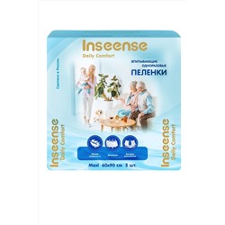 Inseense пеленки детские одноразовые Daily Comfort 60х90см, 5 шт