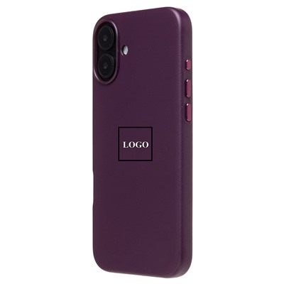 Чехол-накладка ORG SM002 экокожа SafeMag для "Apple iPhone 16 Plus" (mulberry) (234506)