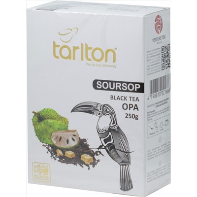 TARLTON. Soursop Black tea 250 гр. карт.пачка