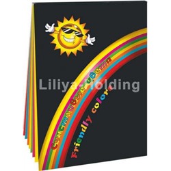 Планшет цветной бумаги А5 70л 7цв "Счастливые цвета" ПЛ-8413 Лилия Холдинг