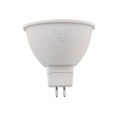 Лампа светодиодная SAFFIT, MR16, 7 Вт, G5.3, 560 Лм, 4000 К, 120°, 48х50