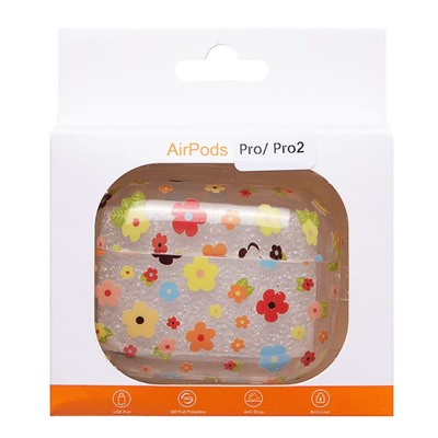 Чехол - SCP21 для кейса "Apple AirPods Pro 2" (1) (повр. уп.) (transparent)