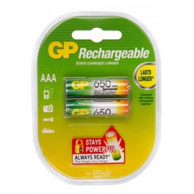 Аккумулятор GP R3 (650 mah) 65AAAHC BL-2 NiMH