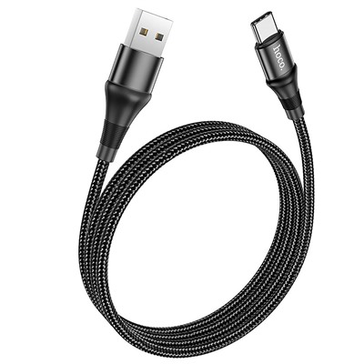 Кабель USB - Type-C Hoco X50 Excellent  100см 3A  (black)