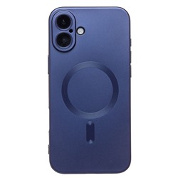 Чехол-накладка - SM020 Matte SafeMag для "Apple iPhone 16 Plus" (dark blue) (234703)