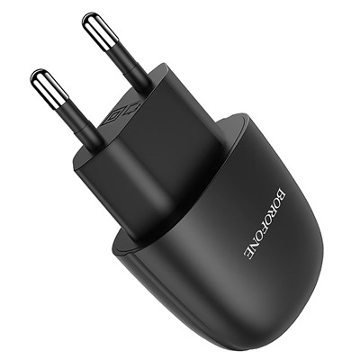 Адаптер Сетевой с кабелем Borofone BA49A Vast USB 2,1A/10W (USB/Micro USB) (black)